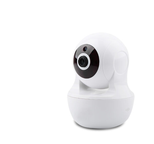 White Wireless Smart Camera with Built-in Microphone and Speaker - Image 3