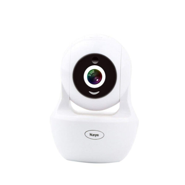 White Wireless Smart Camera with Built-in Microphone and Speaker - Image 2